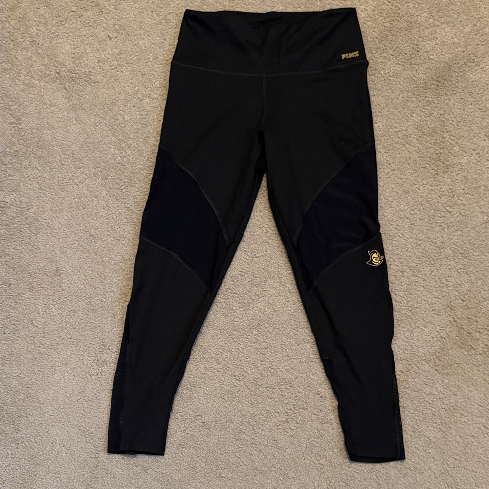 UCF Logo Victoria's Secret PINK x 5th & Ocean Black Leggings